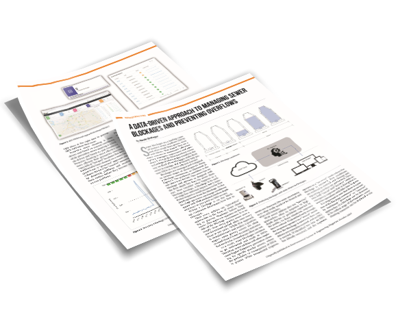 Image of the magazine article "A Data-Driven Approach To Managing Sewer Blockages and Preventing Overflows"