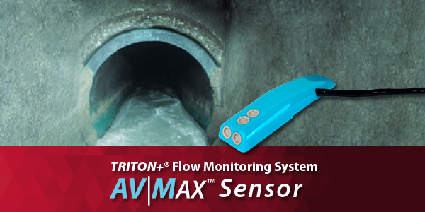 ADS® Introduces New AV|MAX™ Area Velocity Sensor for Use with ADS TRITON+® Monitors